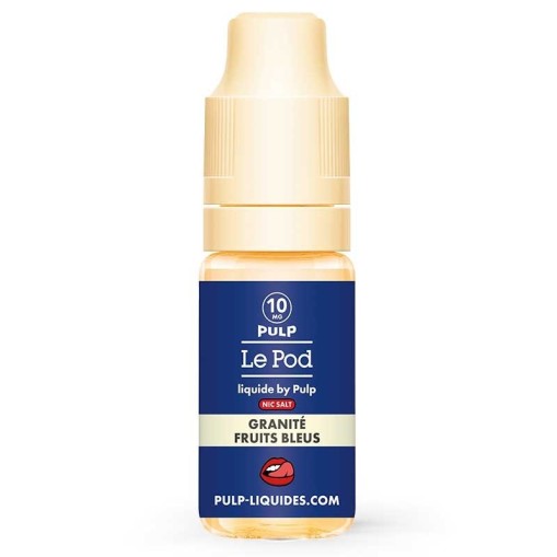 Granité des Fruits Bleus Nic Salt Le Pod liquide by PULP 10ml