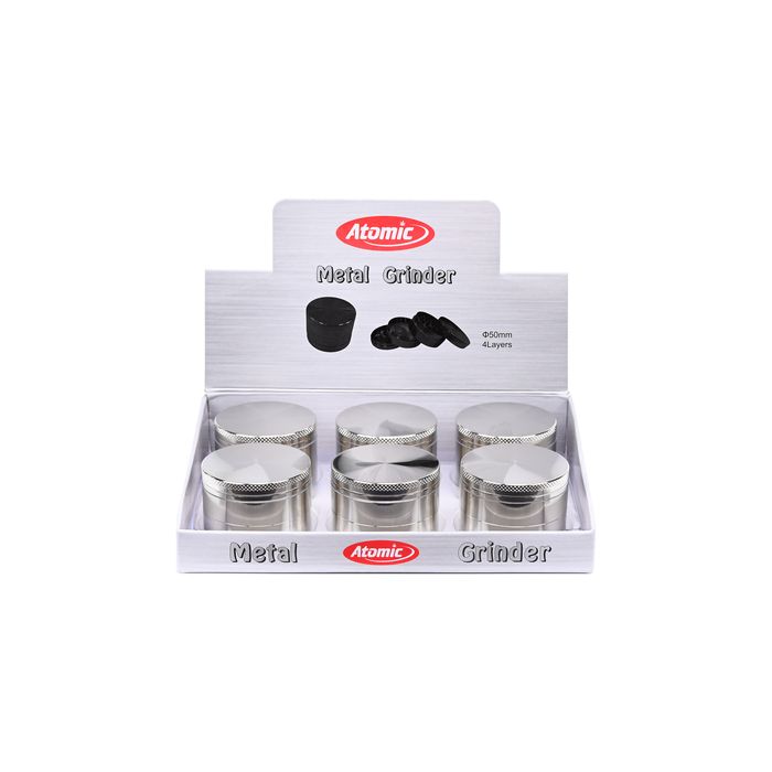 Grinder métal chrome complet Atomic 4 parties ø50mm