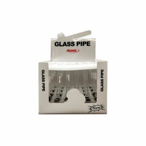 Pipe en verre transparente Atomic