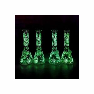 Bong verre glow in the dark Atomic