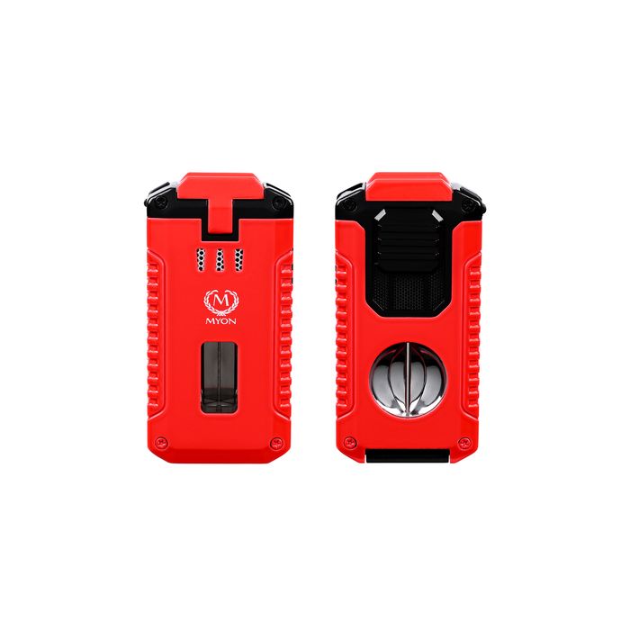 Briquet cigare Viraron 3-jet rouge Myon