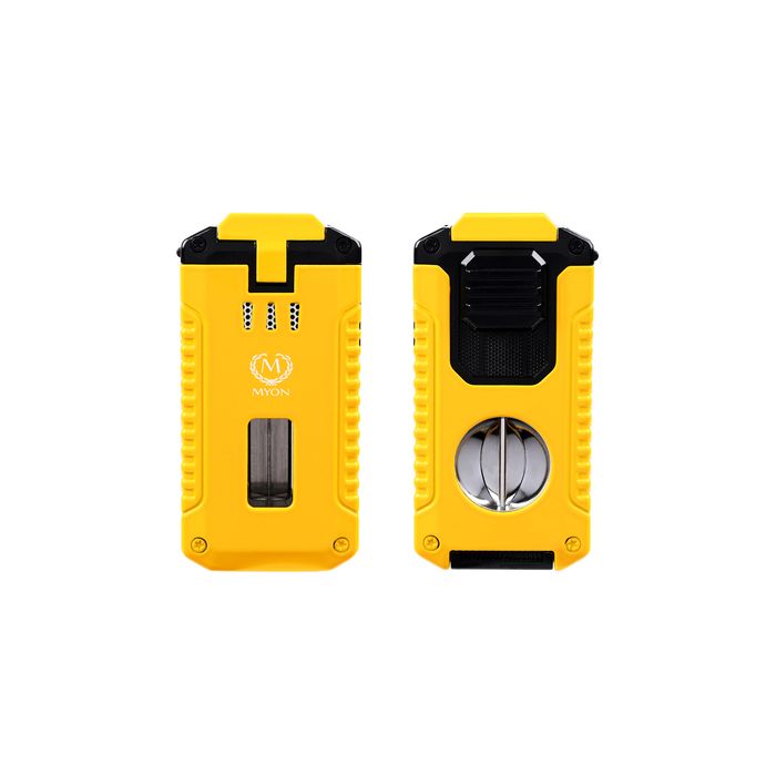 Briquet cigare Viraron 3-jet jaune Myon