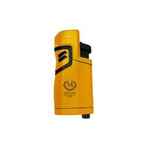 Briquet cigare 4-jet jaune Myon